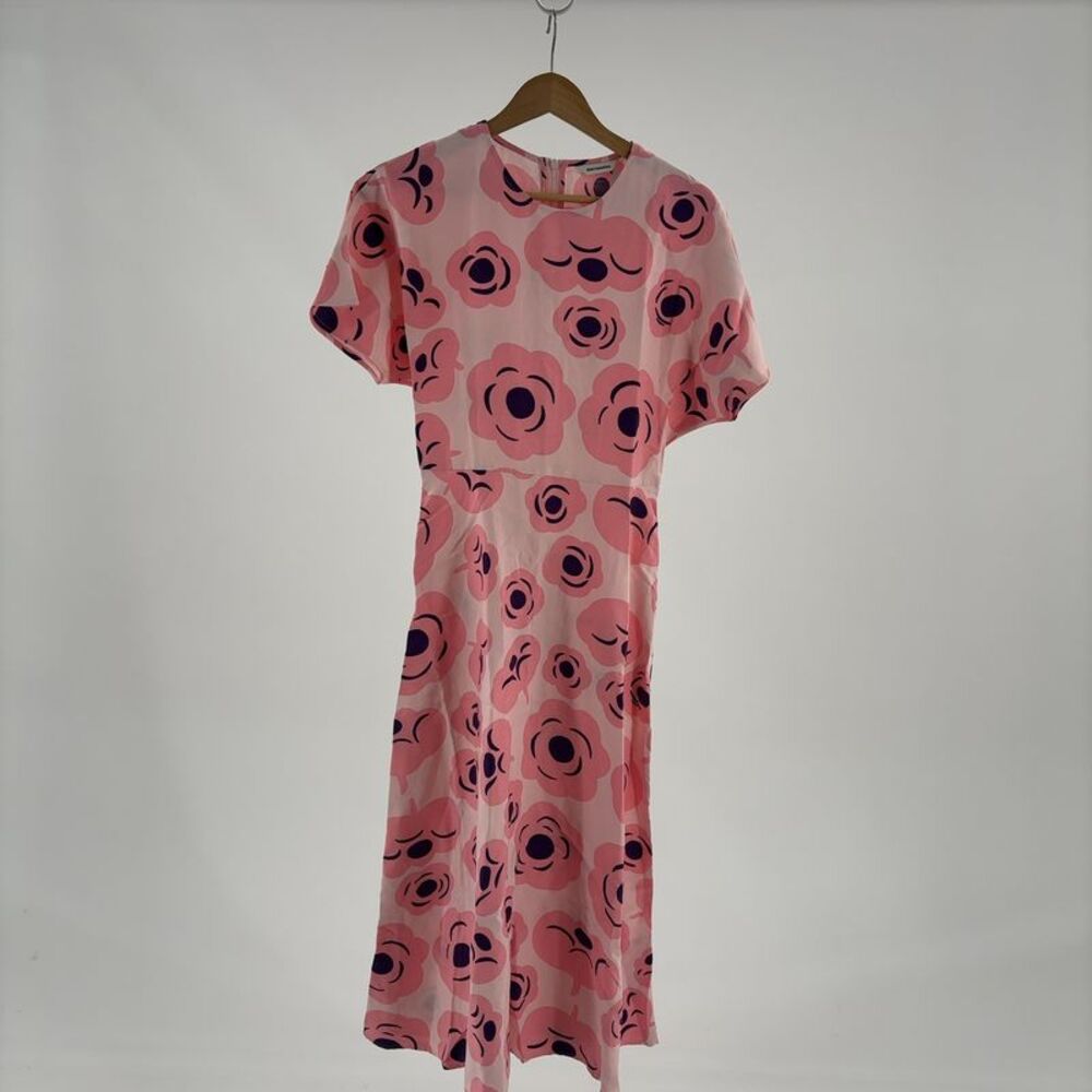 Marimekko Linen-Blend Midi Dress